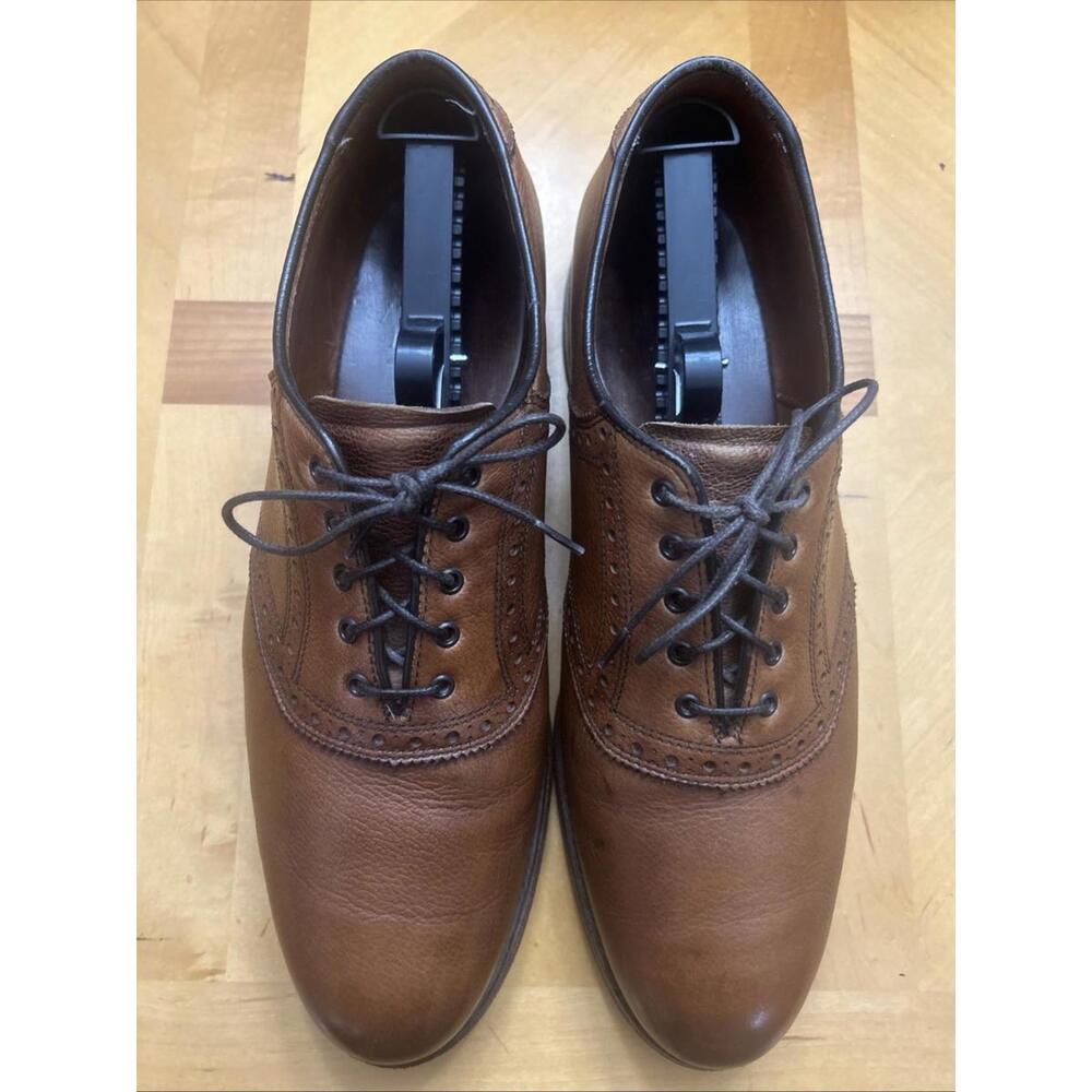 Allen Edmonds Links Men's Shoes 11 D Brown Wax Lace 29132